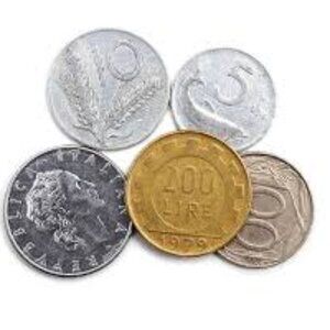 Set of 14 Italian Lira Coins (1952–1982) – Mixed Denominations, 1,030 Lira Total